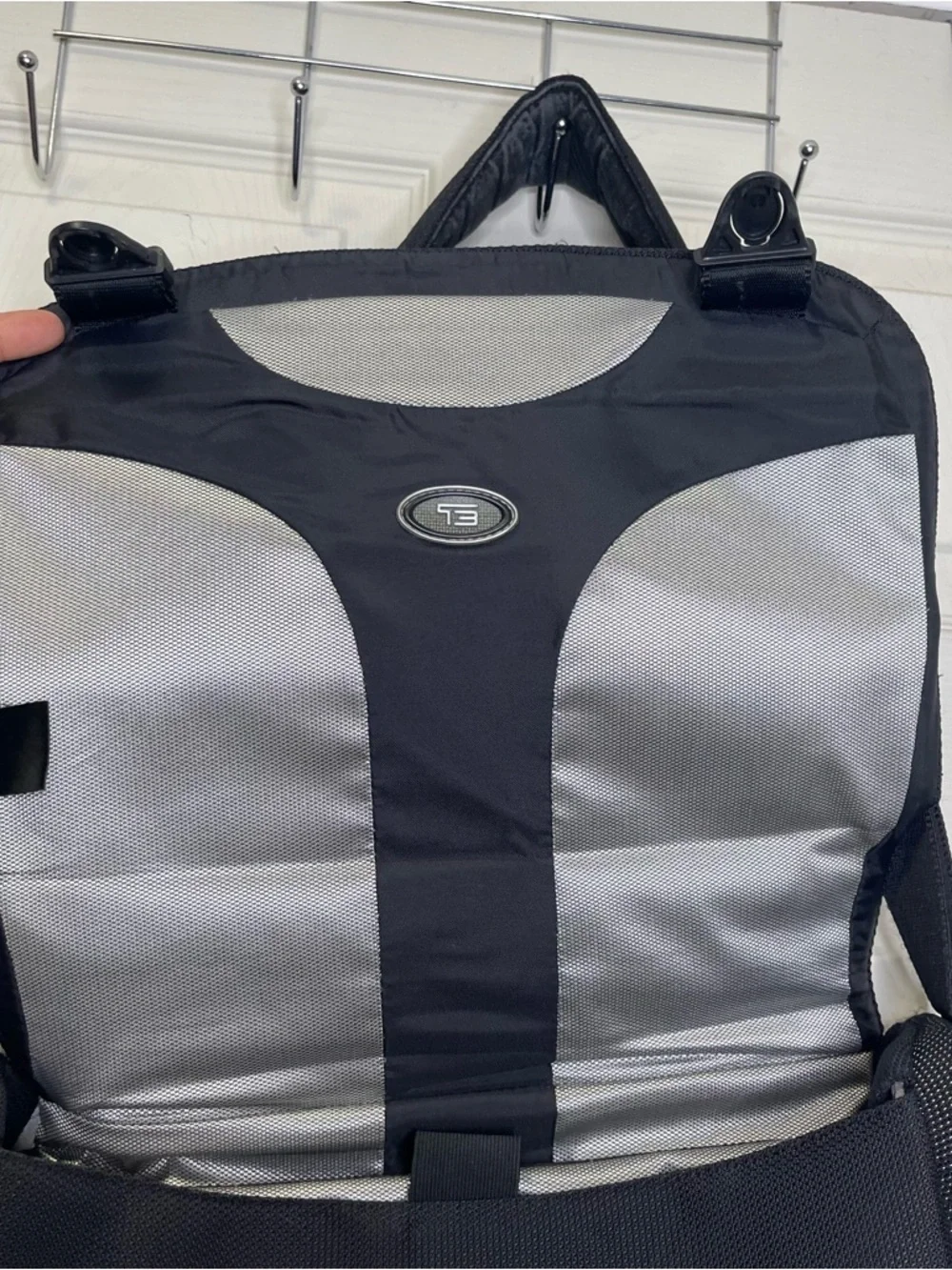 Tumi T3 Flip Flap Brief Laptop Briefcase Messenger Bag